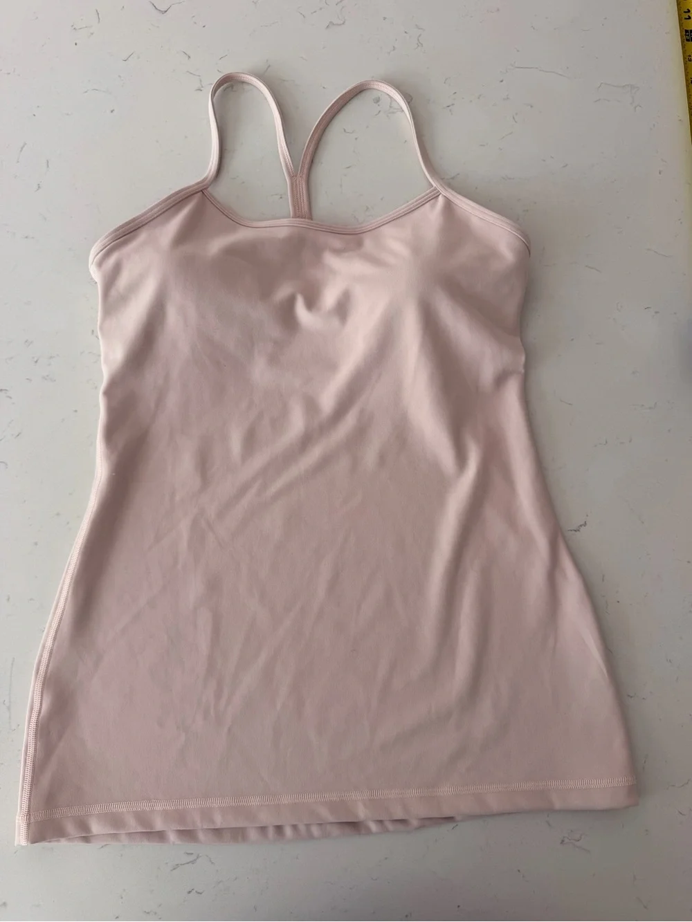 lululemon athletica Pale Pink Strappy Tank